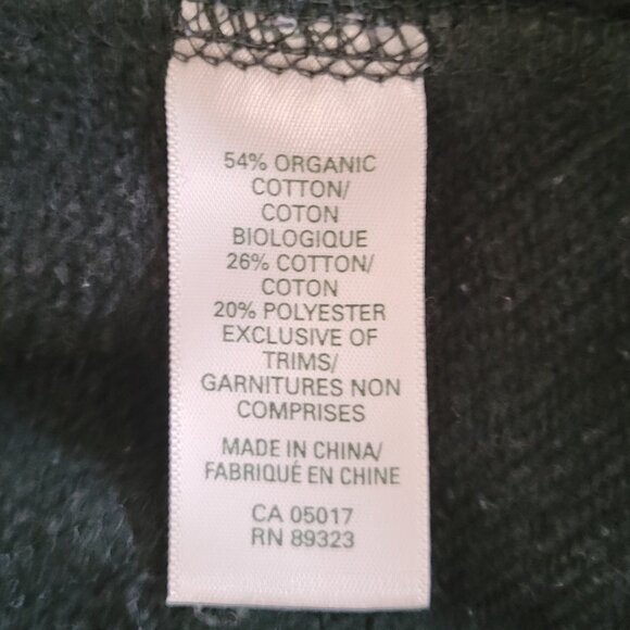 Roots Organic Cotton Green Hoodie Women's Size XS - Picture 7 of 9